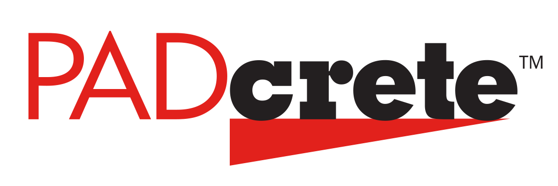 easy way to level concrete pads